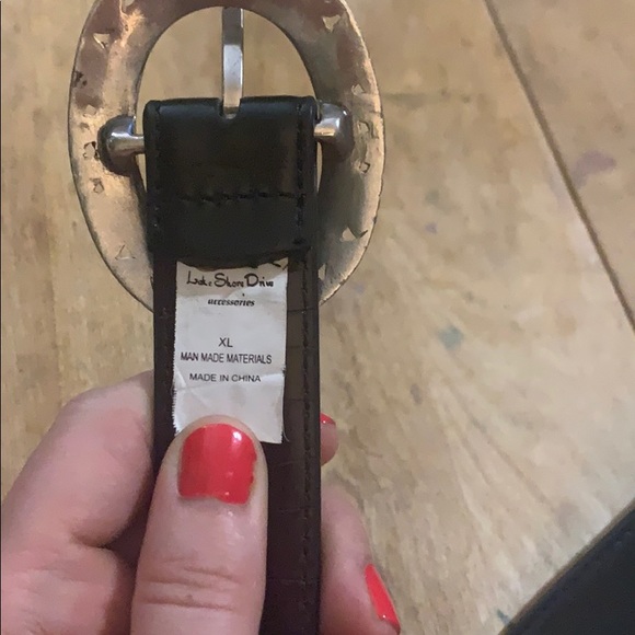 Lakeshore Drive Reversible Leather Belt XL - Picture 3 of 6